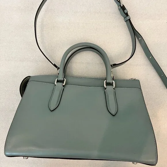 Coach Blue Sage Refined Calf Leather Bond Bag Bags